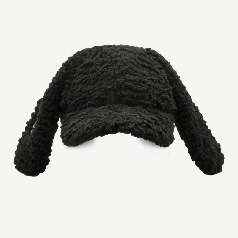 Cute Plush Long Ears Bunny Baseball Cap