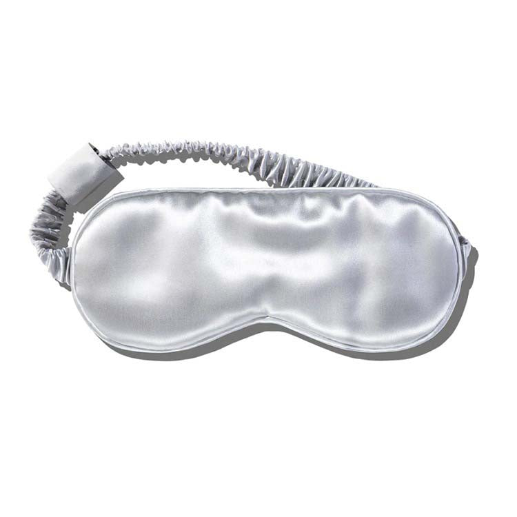 Solid Color Silk Eye Mask With Elastic Band