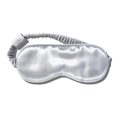 Solid Color Silk Eye Mask With Elastic Band