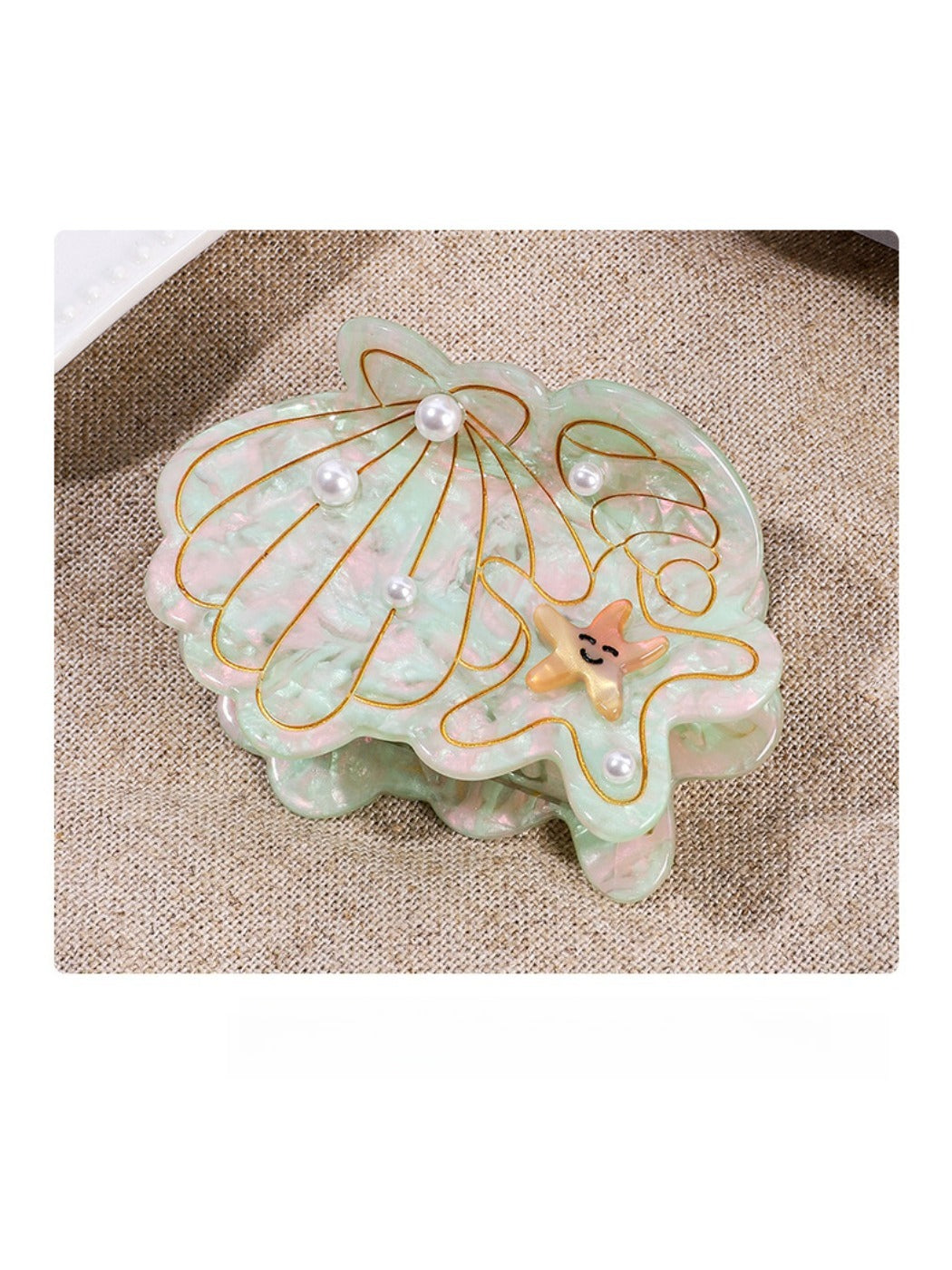 Clio - Ocean Seashell-Shaped Hair Clips