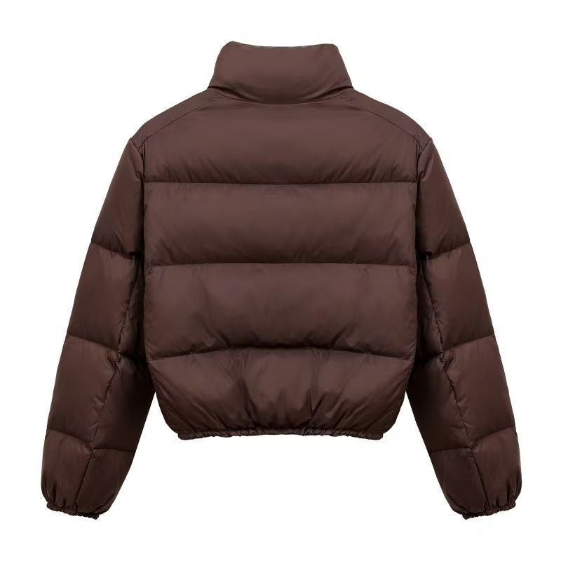 Solid Color Short Cotton Jacket
