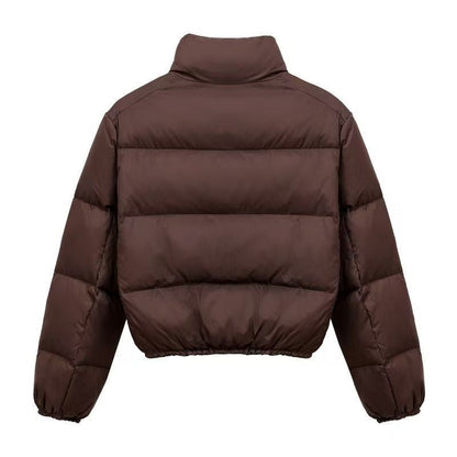 Solid Color Short Cotton Jacket