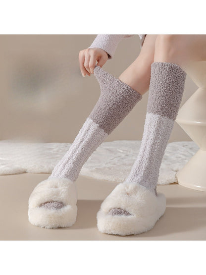 Rufia - Cozy Coral Fleece Thermal Sleeping Socks