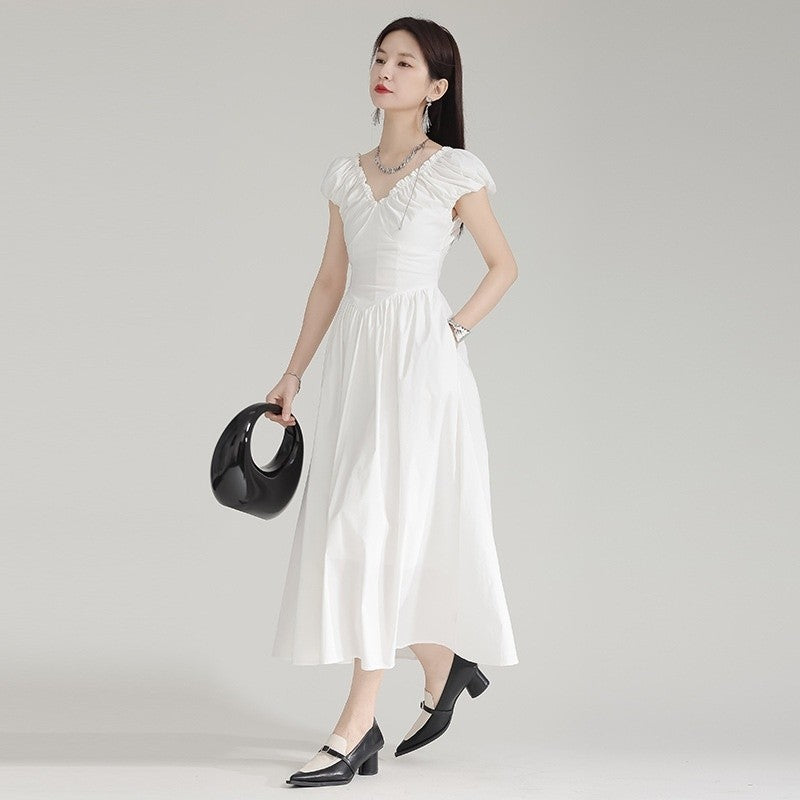 Sleeveless Pleated Maxi Dress