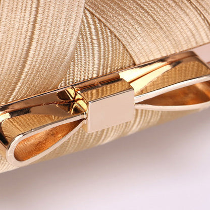 Silk Round Banquet Handbag