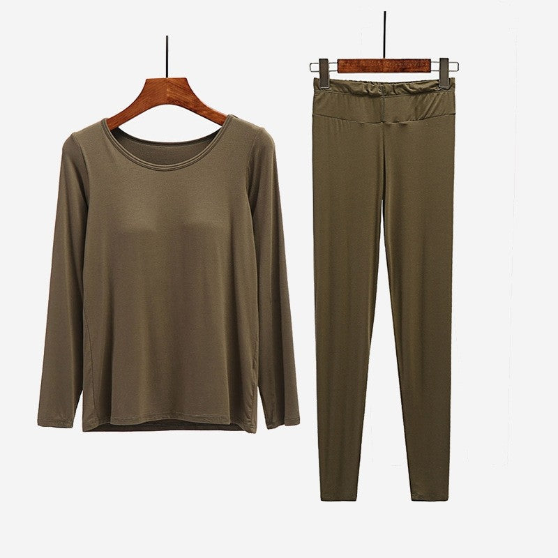 Padded Sleepwear Set With Built In Bra