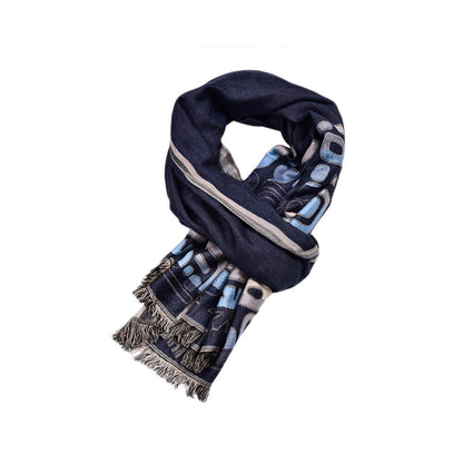 Men's Flannel Graphic Scarfs