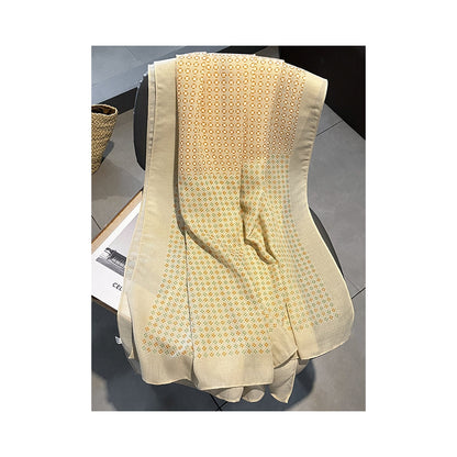 Linen Printed Sun-Proof Warm Shawl Scarf