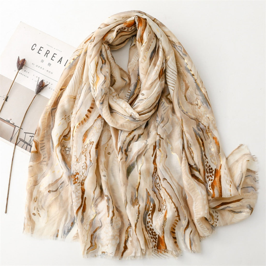 Scarvii - Landscape Pattern Fall &amp; Winter Warm Scarf