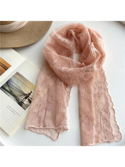Scarvii - Elegant Lightweight Lace Scarf for Women