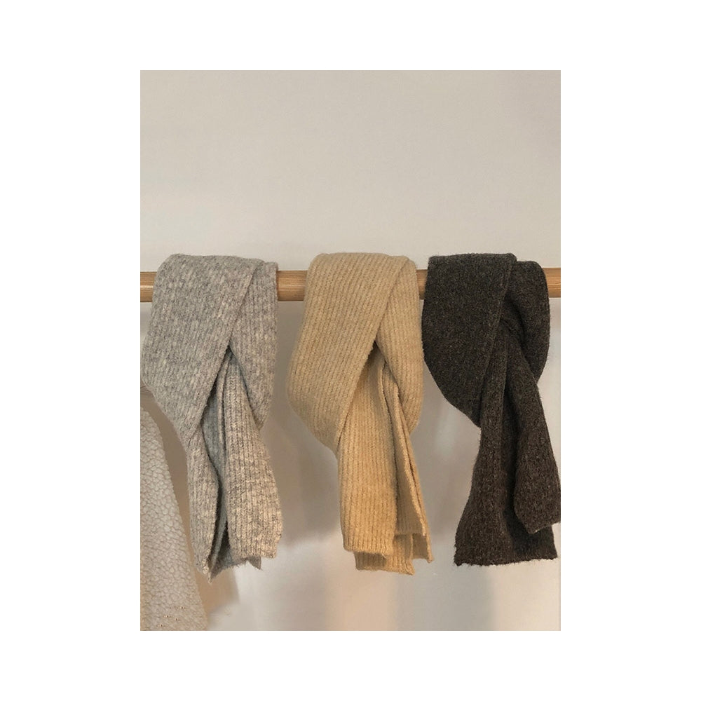 Stylish Solid Warm Short Scarf