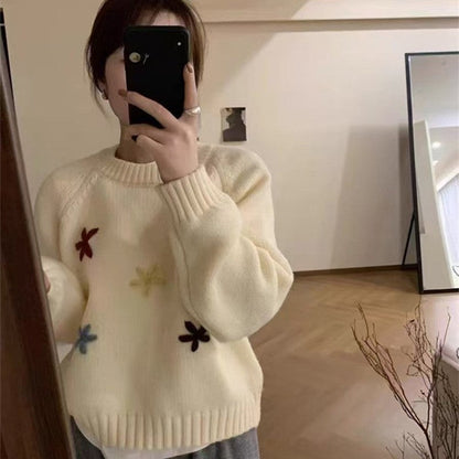 Hand Crochet Pullover Sweater