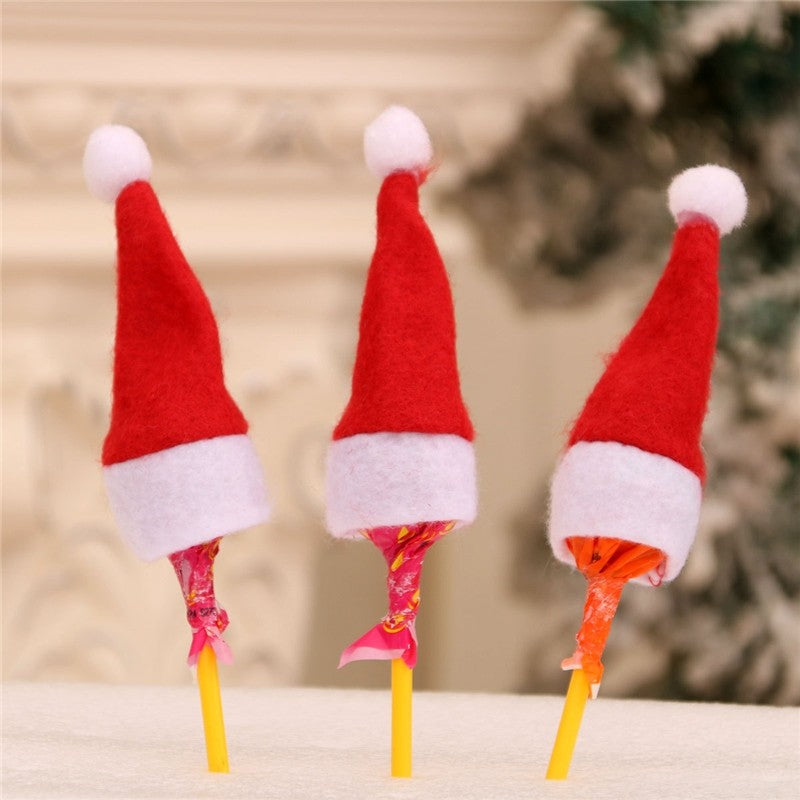 Red Mini Non-Woven Fabric Lollipop Hat
