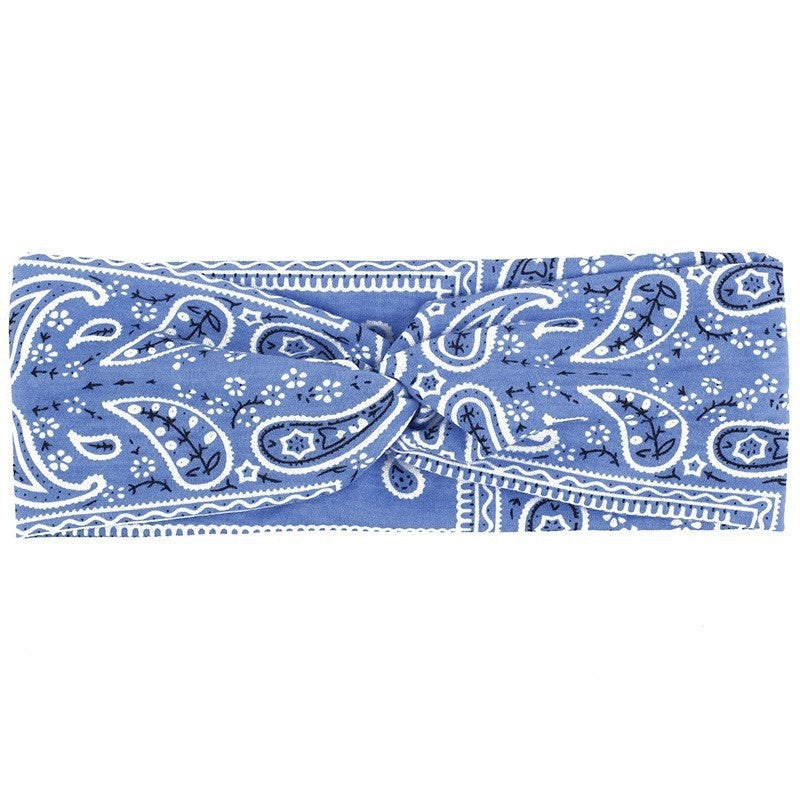 Printed Knot Elastic Headband