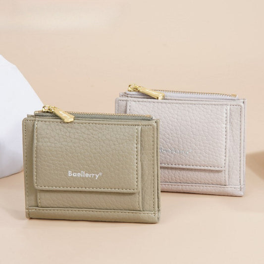 Simple Mini Leather Card Cases Wallets