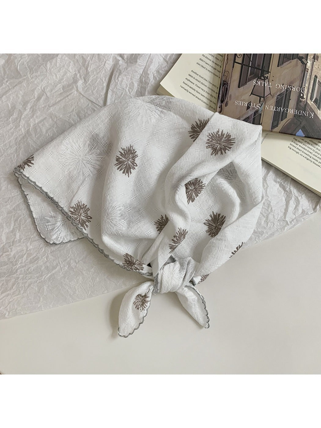 Scarvii - Bohemian Scarf with Dandelion Patterns
