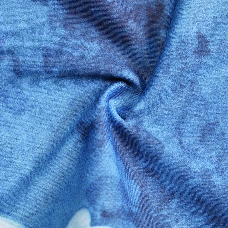 Stylish Yoga Clothes Printed Yoga Pants Women'S Tight High Waist Hip Lifting And Foot Stepping Pants Sports Fitness Pants