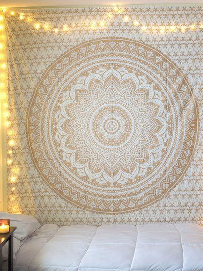 Classical Summer Bohemia Rectangle Shawl Digital Printed Beach Mat