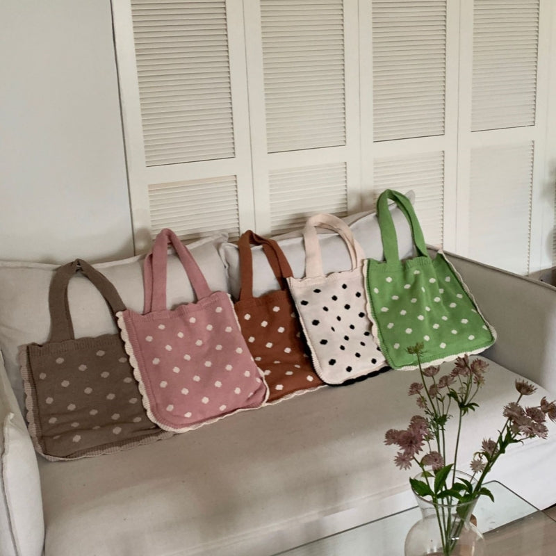Crochet Tote Bag Simple Fashion Wool Bag