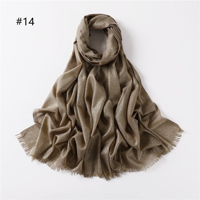 Lightweight Breathable Solid Color Scarf