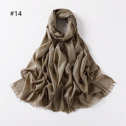 Lightweight Breathable Solid Color Scarf