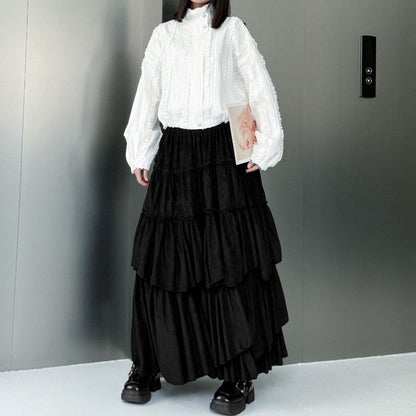 Loose Fleece Lined Cake Skirt