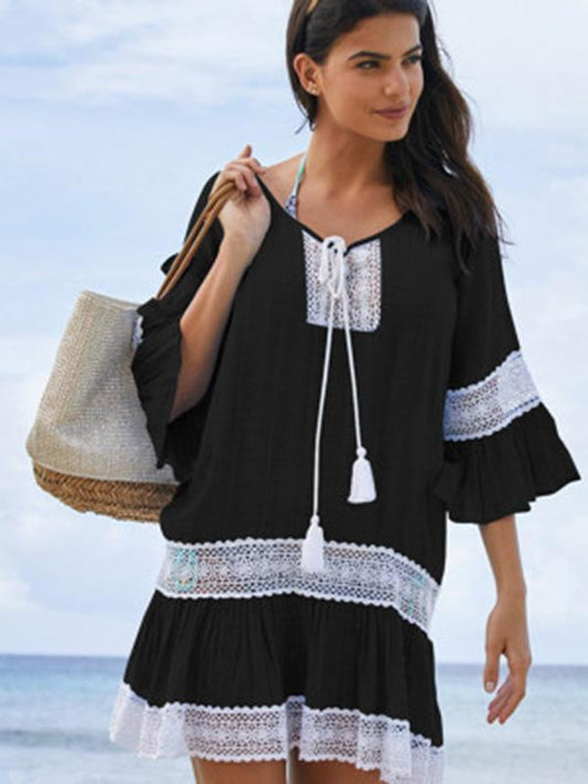 Hollow Split-Joint Cover-Ups Swimwear