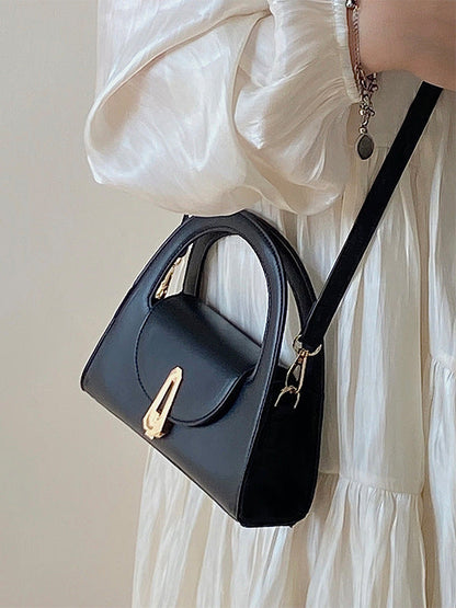 Hollow Solid Color Crossbody Bags