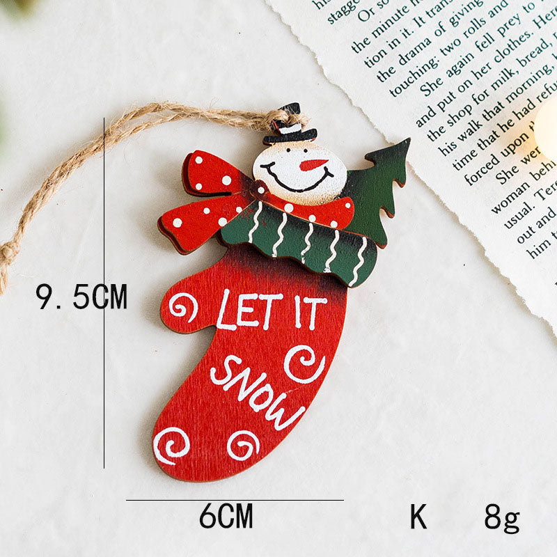 Cute Merry Christmas Tree Wall Hanging