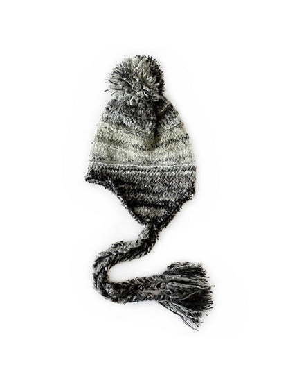 Haila - Women’s Colorblock Knit Earflap Beanie