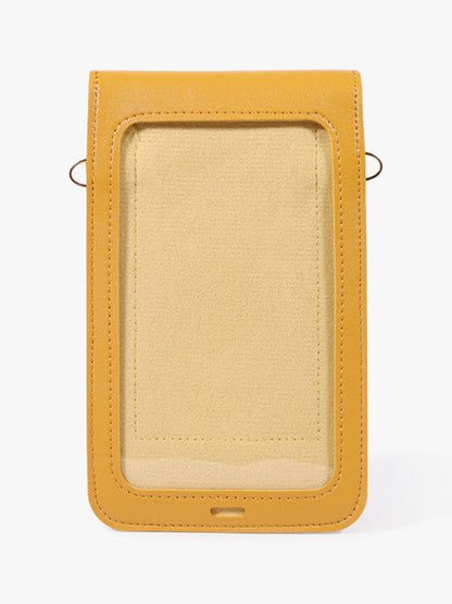 7 Colors Simple Solid Color PU Sling Bag