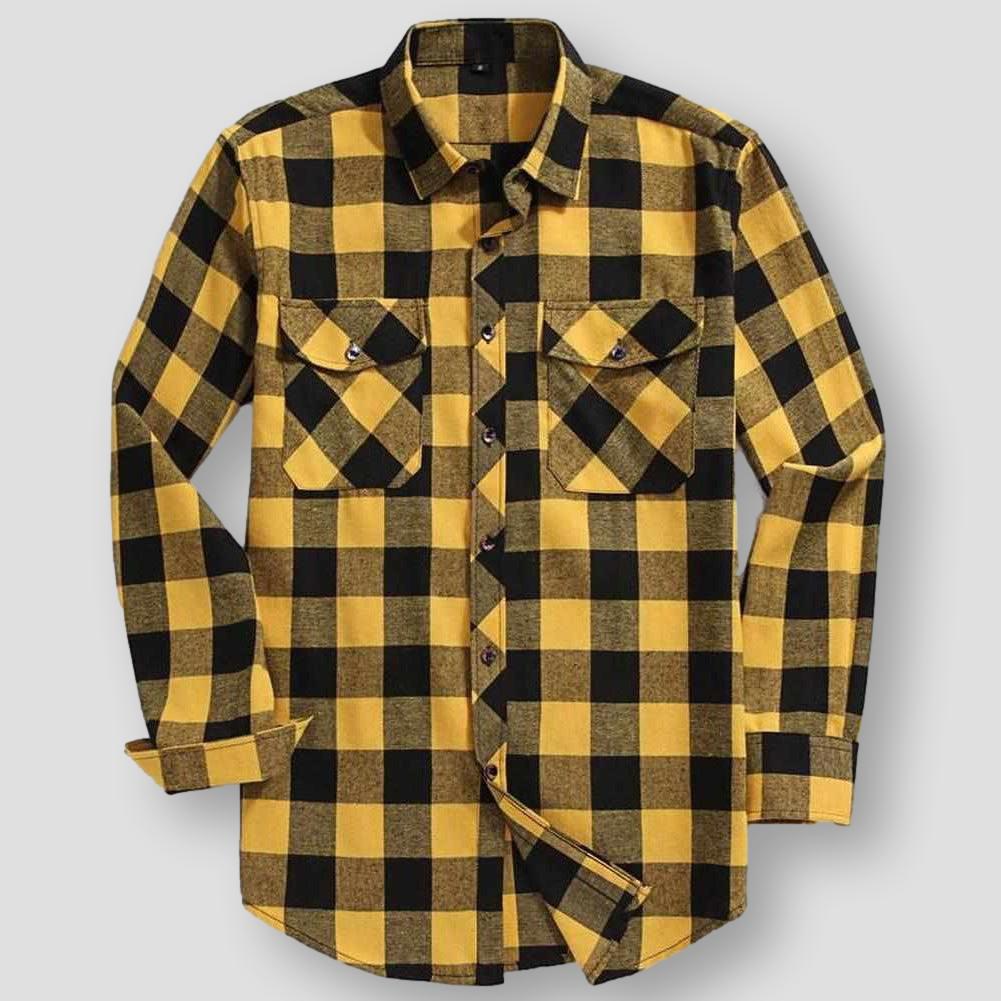 Saint Morris Plaid Flannel Shirt