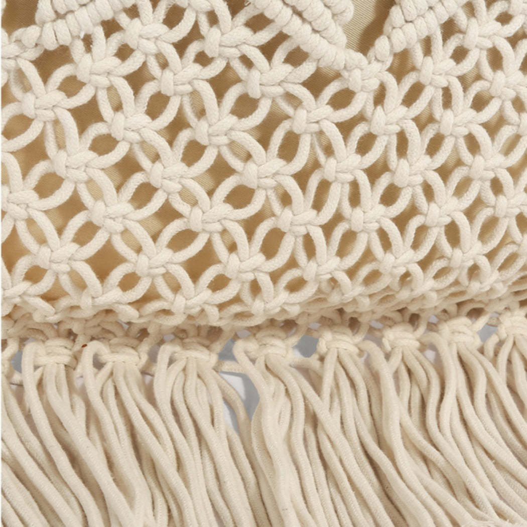 Cosbai - Boho Fringe Crochet Bag - Basic &amp; Chic