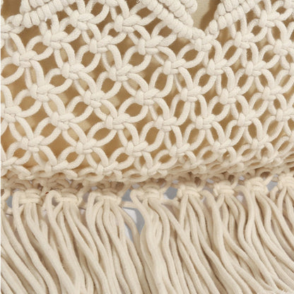 Cosbai - Boho Fringe Crochet Bag - Basic &amp; Chic