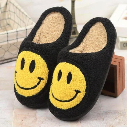 Saint Morris Fluffy Smiley Slippers