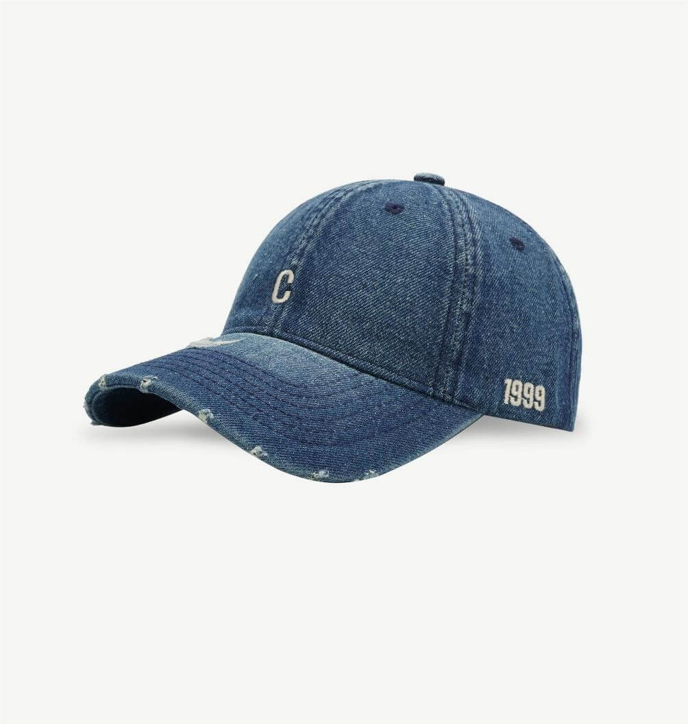 Ripped Vintage Embroidered Baseball Caps