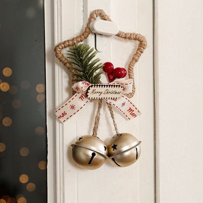 Star Jingle Bell Handmade Christmas Hanging