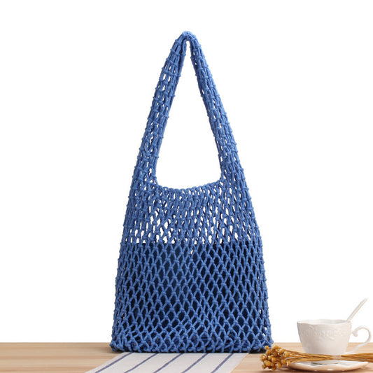 Crochet Market Bag Carry Shoulder Bag