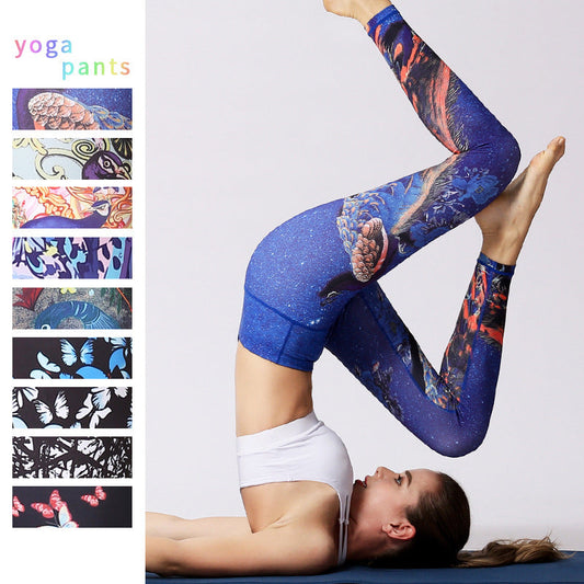 Dance Yoga Clothes Women'S Outdoor Sports Fitness Pants