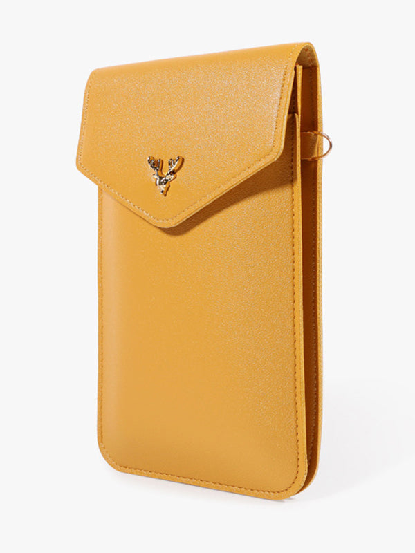 7 Colors Simple Solid Color PU Sling Bag