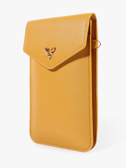 7 Colors Simple Solid Color PU Sling Bag
