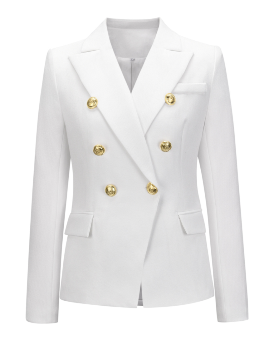 Mirabella White Blazer