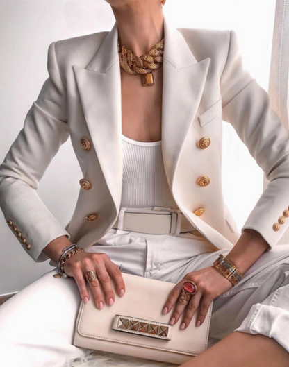 Mirabella White Blazer