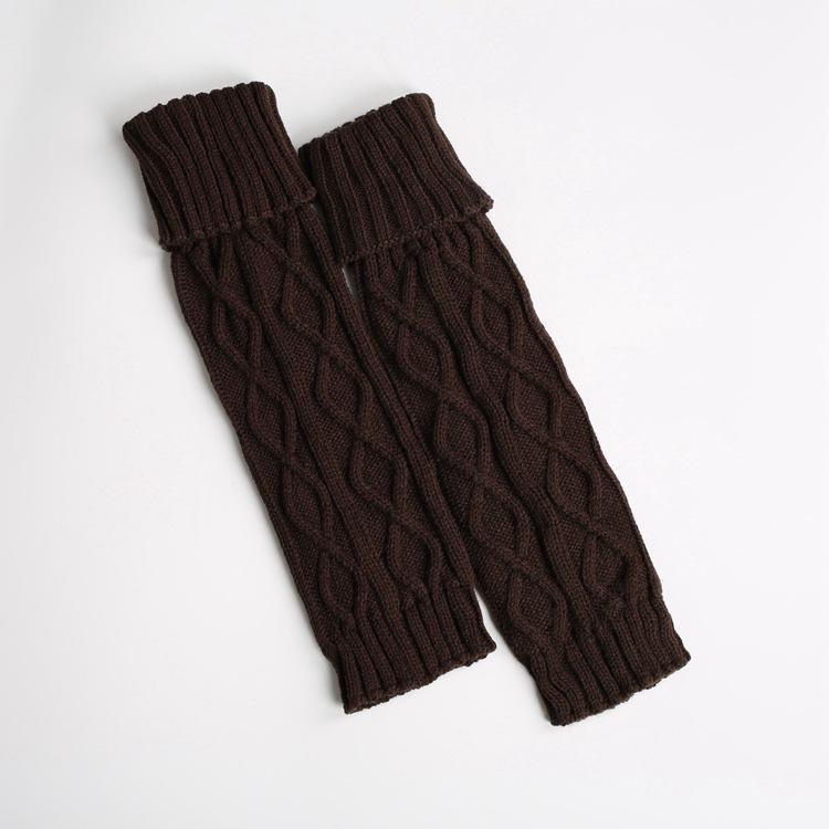 Boot Cuff Thick Short-Sleeved Thick Thick Bamboo Knit Wool Yarn Socks - 9