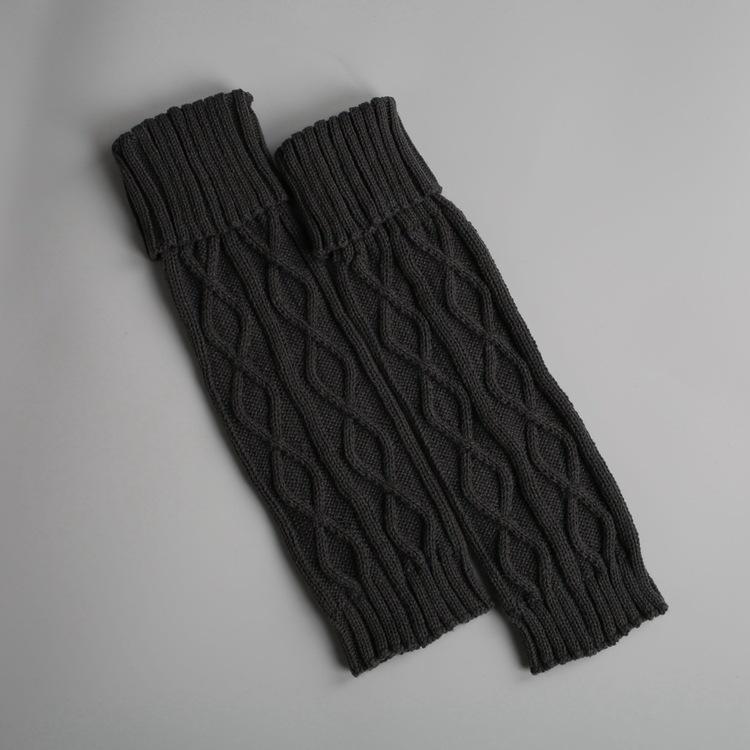 Boot Cuff Thick Short-Sleeved Thick Thick Bamboo Knit Wool Yarn Socks - 9