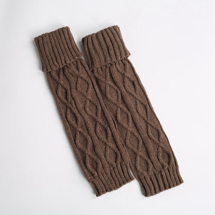 Boot Cuff Thick Short-Sleeved Thick Thick Bamboo Knit Wool Yarn Socks - 9