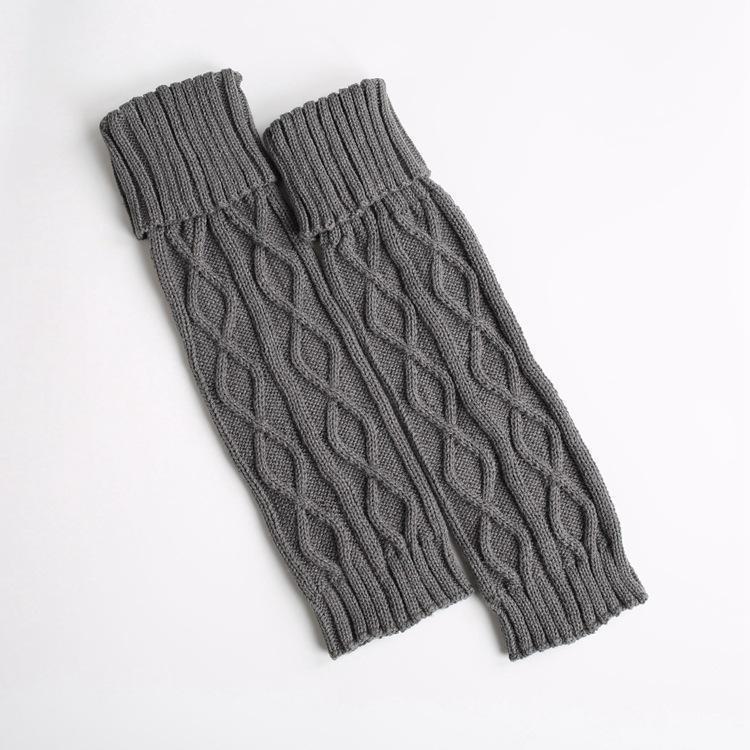 Boot Cuff Thick Short-Sleeved Thick Thick Bamboo Knit Wool Yarn Socks - 9