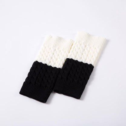Boot Cuff Thick Short-Sleeved Thick Thick Bamboo Knit Wool Yarn Socks - 5