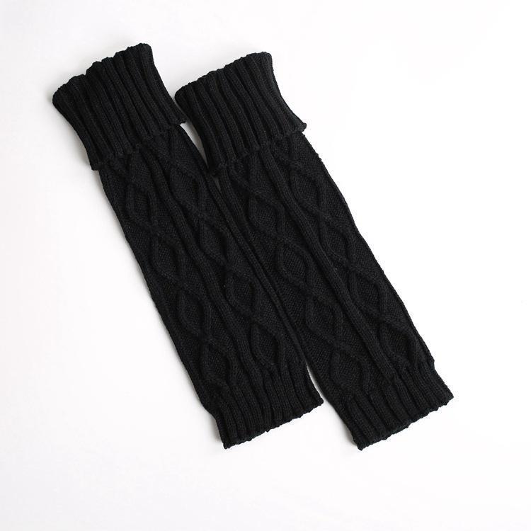 Boot Cuff Thick Short-Sleeved Thick Thick Bamboo Knit Wool Yarn Socks - 9