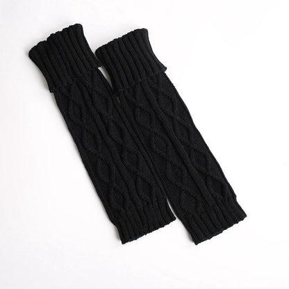 Boot Cuff Thick Short-Sleeved Thick Thick Bamboo Knit Wool Yarn Socks - 9